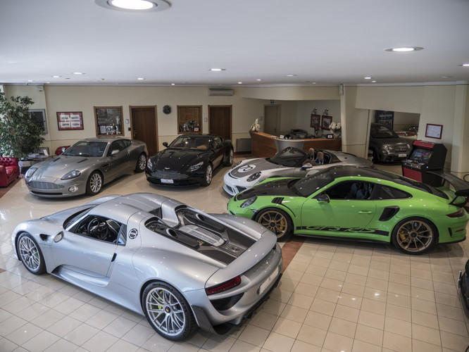 dealer showroom